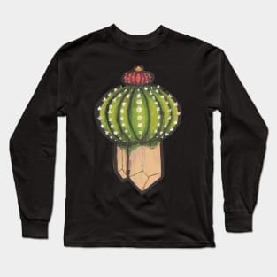 Cactus with crystal roots 5 Long Sleeve T-Shirt